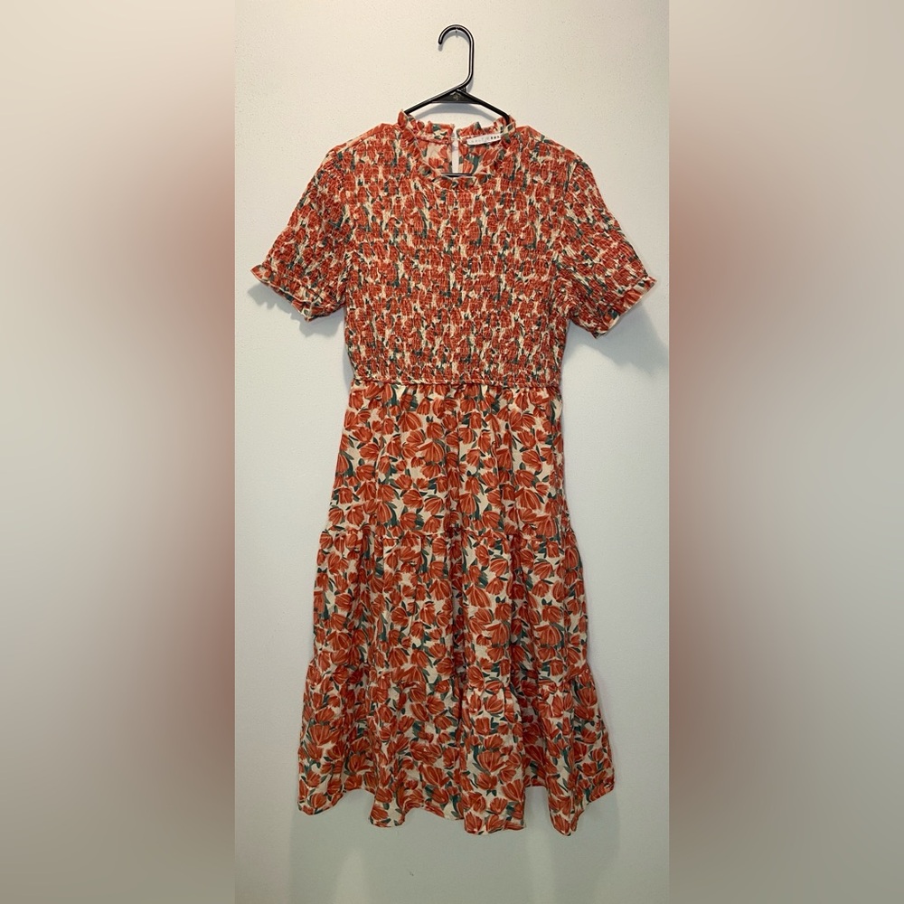 Baltic Born Suzette Smocked Midi Dress
